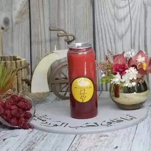 علبة عصير توت شامي
